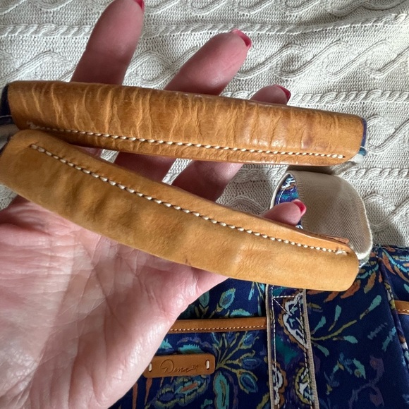 Stylish Blue and Gold Women's Tote Bag - Picture 9 of 16